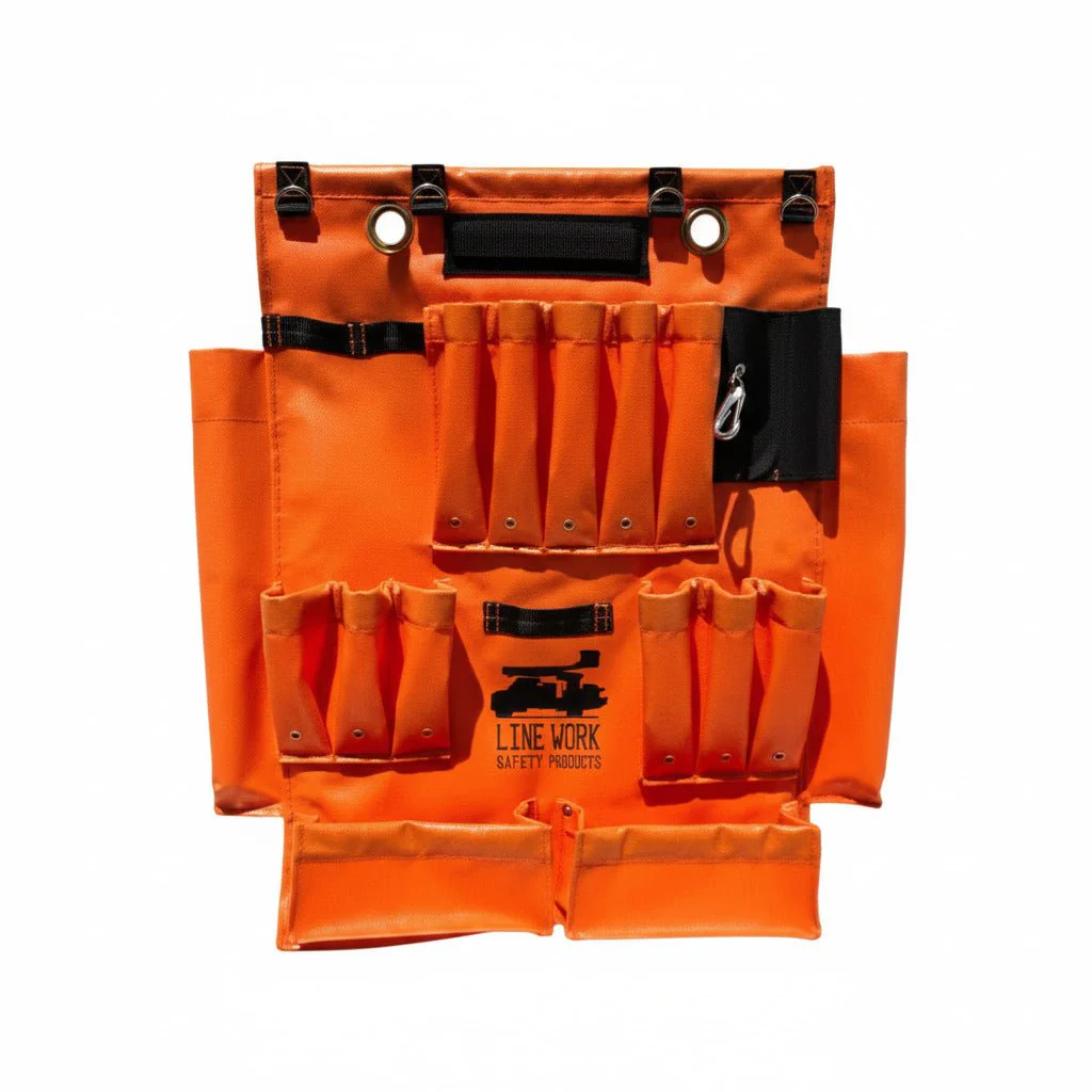 Lineworks Bucket Products-1017B Tool Apron With Two 3" Hooks