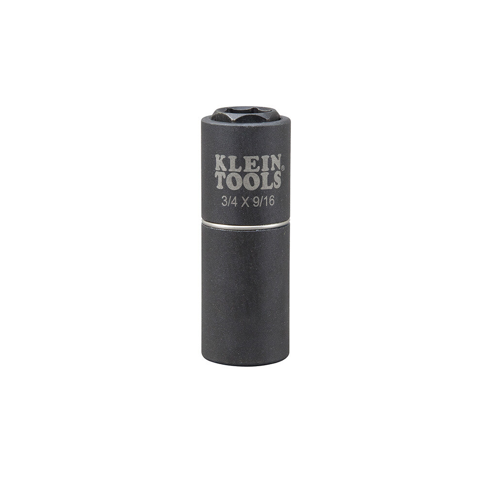  Klein 2-in-1 Impact Socket, 6-Point, 3/4 and 9/16-Inch