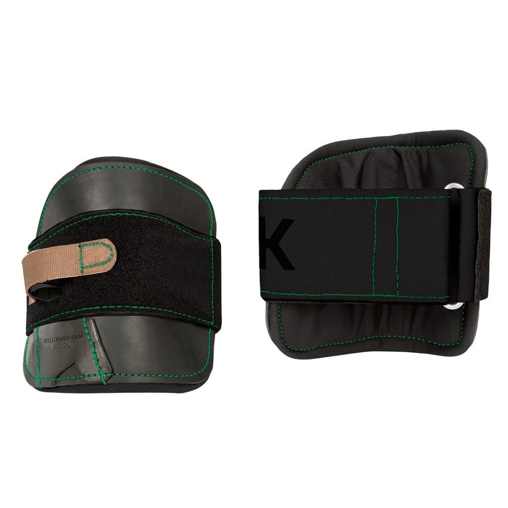 Buckingham-Big Buck™ Wrap Pad W/ Cinch Loop & Angled Insert For Titanium/Steel Climbers - (3202C-BL) Black/Green