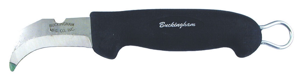Buckingham-Ergonomic Cushioned Handle Skinning Knife With Ring And Notch In Blade 70903