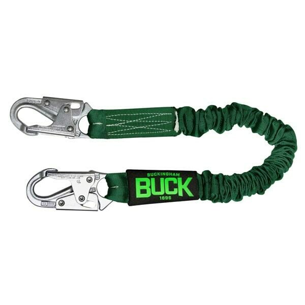 Buckingham-The Buckyard Stretch 4.5' Shock Absorbing Lanyard 8Vv714.5S1