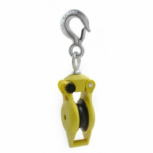 Campbell-CHB300, 3" Hand Line Utility Block with Latched Swivel Hook