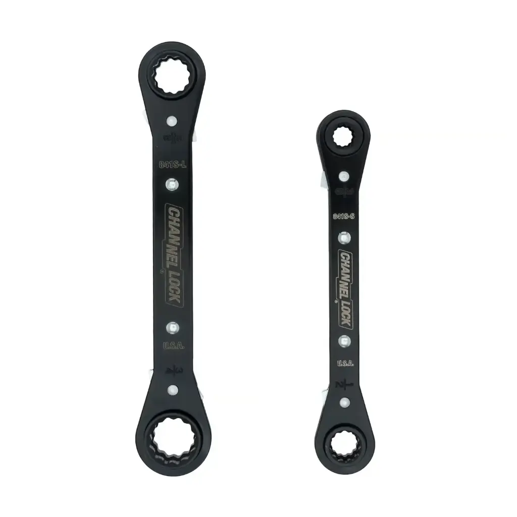 Channellock 2Pc Sae Ratcheting Combination Wrench Set 841S