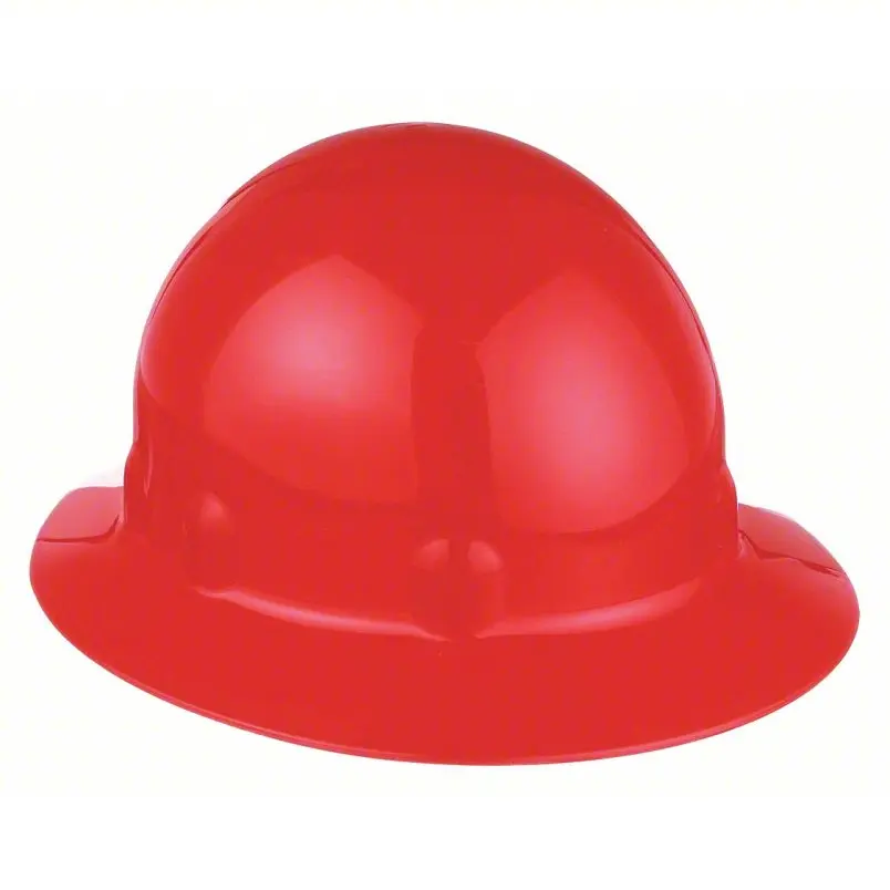  HONEYWELL FIBRE-METAL Hard Hat: Red, No Graphics, Ratchet (8-Point), Ratchet, Thermoplastic, Ratchet RED Only