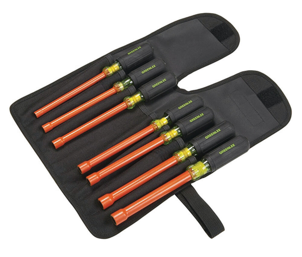 Greenlee-7 Piece Insulated Nut Holding Nut Driver Set 0253-03Nh-Ins