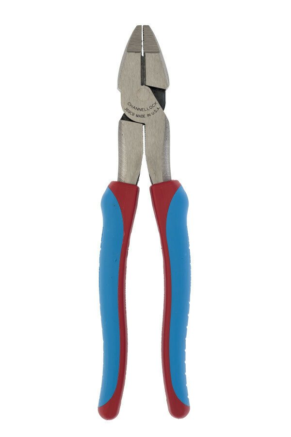 Channellock-369Cb 9.5" Code Blue® XLT™ Round Nose Linemen's Pliers