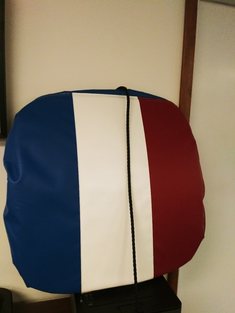 Hall's-AC5041-Usa Red White And Blue 1-1/2 Man Foam Bucket Cover A6F