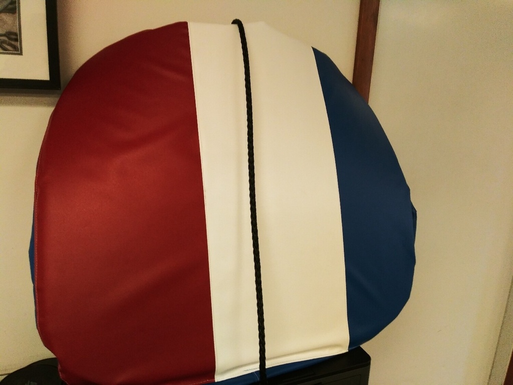 Hall's-AC5047-USA Red White and Blue 1-Man Foam Bucket Cover A1F