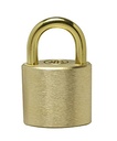 Hall's-1-1/2" Brass Pad Lock With Brass Shackle-Keyed Alike 11110