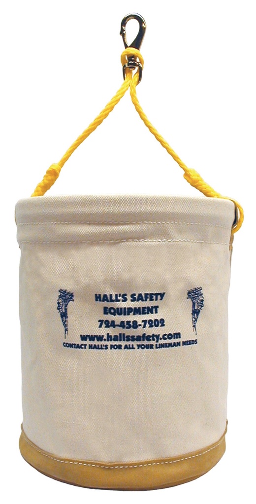 Buckingham-11215 Large Canvas Bucket W/ Plywood Bottom