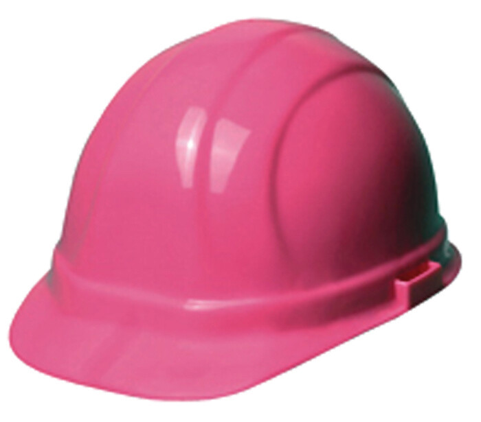 Hall's-Omega Ii Hi Viz Pink Hard Cap 19989 With Ratchet Headband