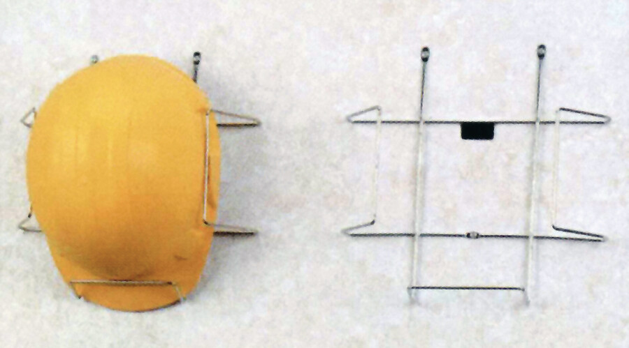 Hall's-Wall Model WM2 Hard Hat Rack