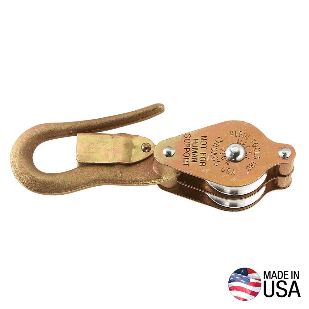 Klein-Plain Block H267 With Nose That Extends Over Keeper