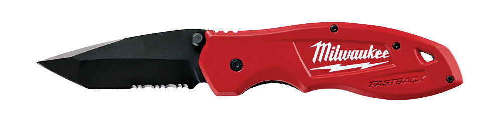 Milwaukee Fastback™ Spring Assisted Serrated Knife 48-22-1995