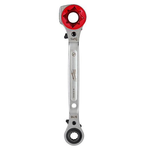 Milwaukee Lineman's 5In1 Ratcheting Wrench W/ Milled Strike Face 48-22-9216M