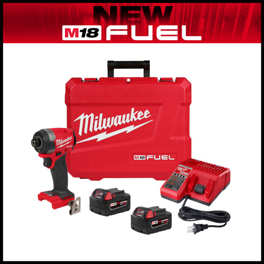 Milwaukee® M18 Fuel™ 1/4″ Hex Impact Driver Kit 2953-22