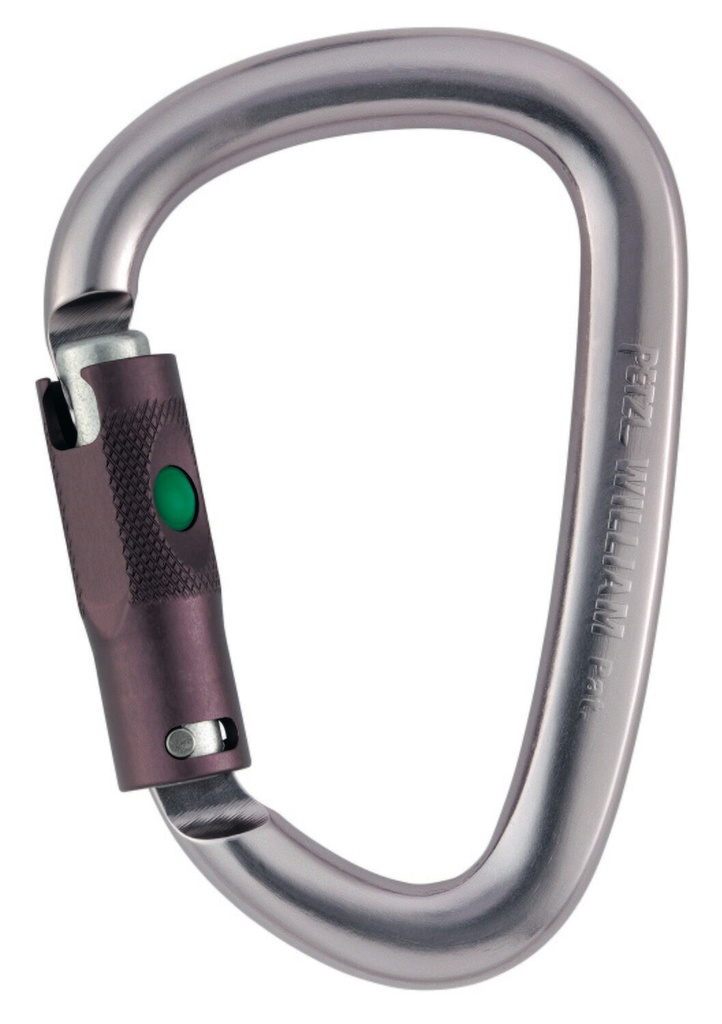 Petzl-Large Capacity William Ball-Lock Aluminum M36ABL Carabiner