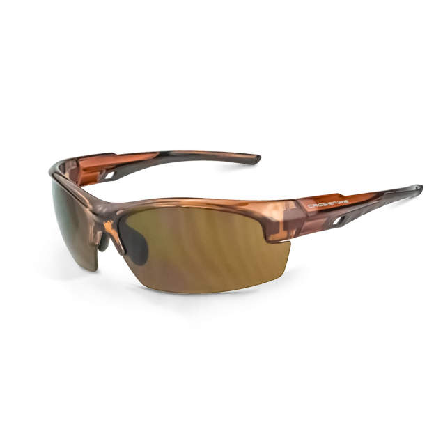 Radians-Crossfire Crucible Safety Glasses: Brown Frame Hd Brown Lens 40117