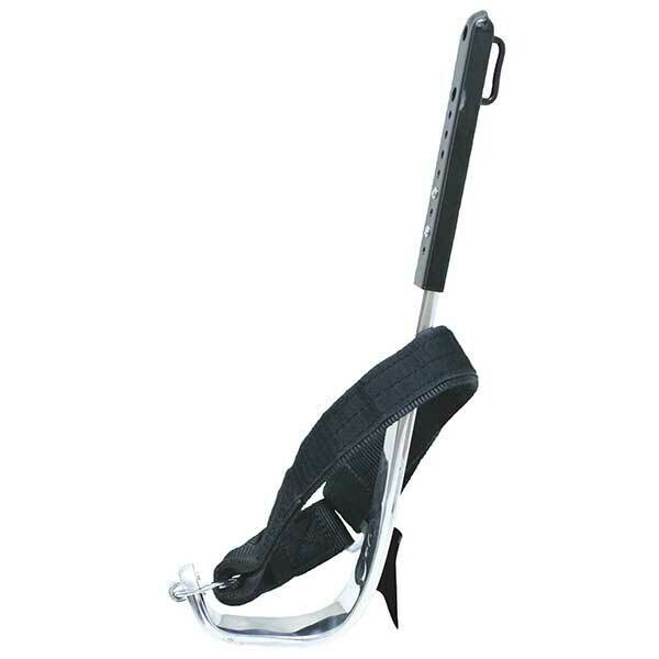 Buckingham-Buckalloy™ Polished A94089Av Or Matte Black A94089Av-Bl Climber With Hook & Loop Fastener Straps