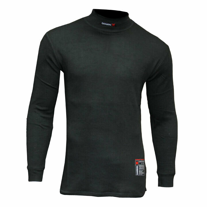 Chicago Protective Apparel-Cx54 Flame Resistant Knit Carbonx® Mock Turtleneck Shirt