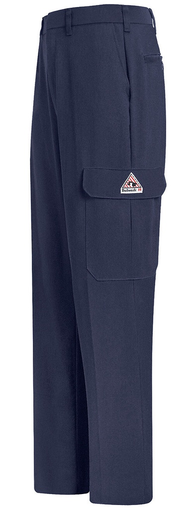 Flame Resistant Cool Touch 2® Navy Cargo Pocket Work Pants By Bulwark PMU2NV