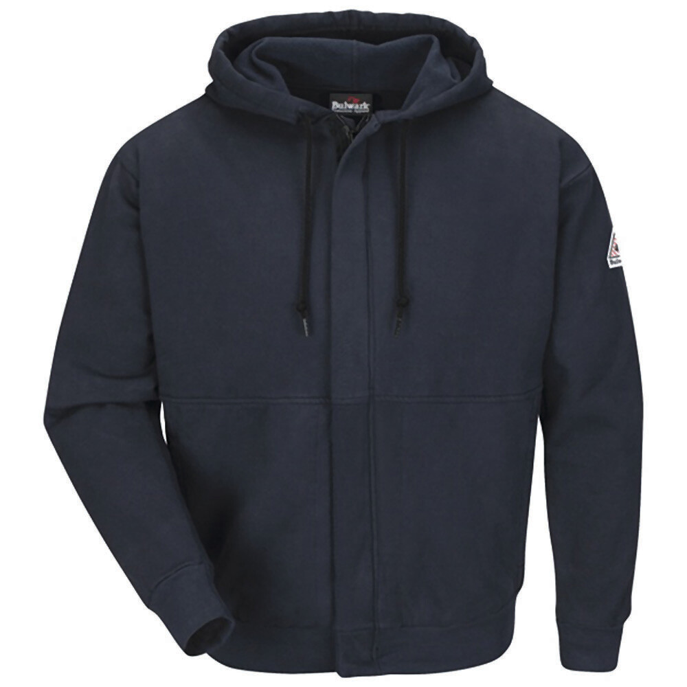 Flame Resistant Zipper Front Fleece Sweatshirt By Bulwark Seh4Nv