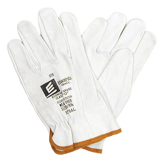 Edwards 10″ Goatskin Leather 609 Protectors For Rubber Gloves