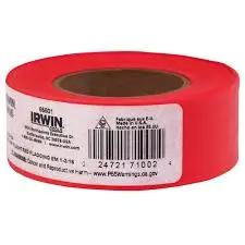 Irwin-Straight-Line 65601, 65602, 65603, 65604, 65605 Fluorescent Flagging Tape