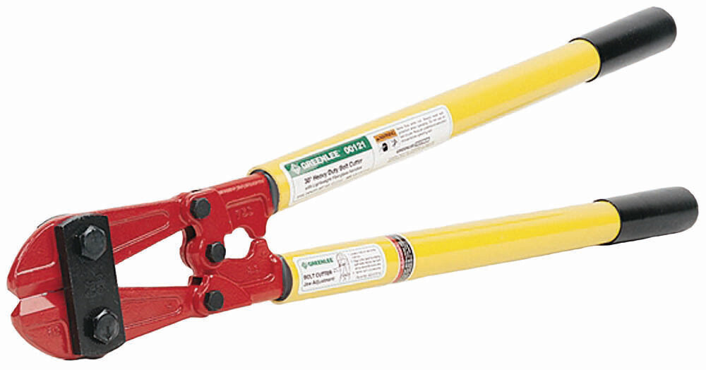 Heavy Duty Bolt Cutters Hdfbc With Fiberglass Handles By Greenlee Hdfbc18, Hdfbc24, Hdfbc30, & Hdfbc36