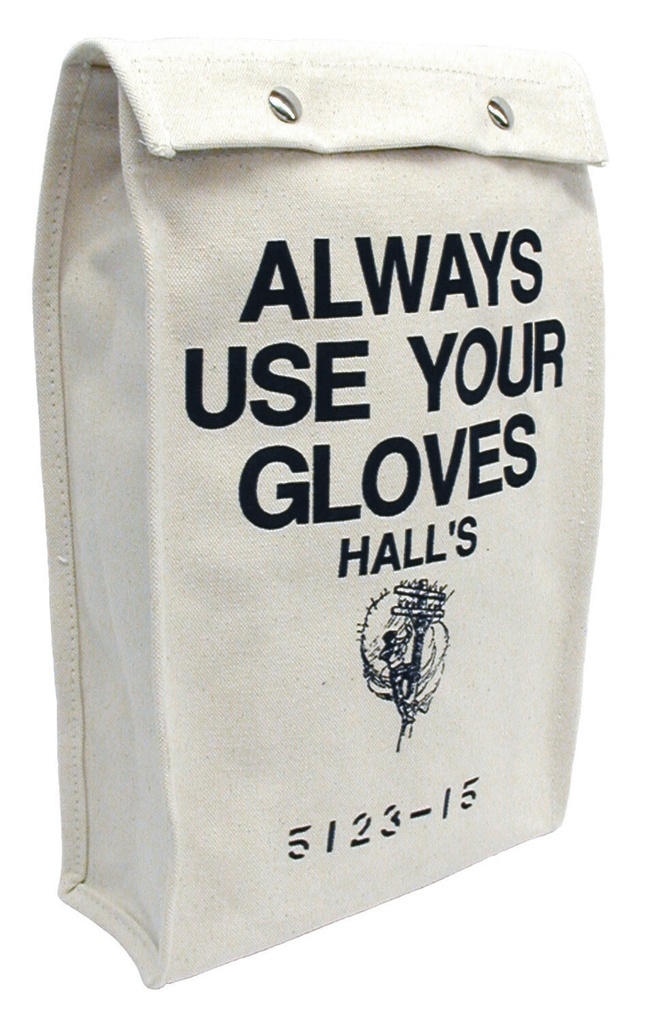 Hall's-Hall’S Rubber Glove Bags 5123 With Standard Opening 5123-15, 5123-17, & 5123-19