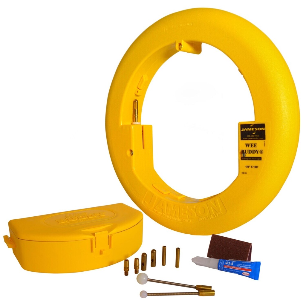Jameson-Wee Buddy® 8-18-100K & 8-18-150K Fiberglass Fish Tape