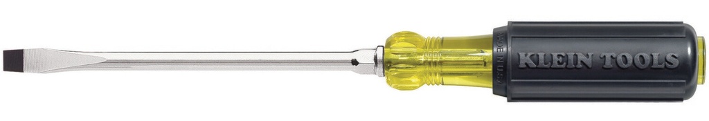 Klein Heavy Duty Round Shank Cushion Grip 602 Series Screwdrivers With Keystone Tip