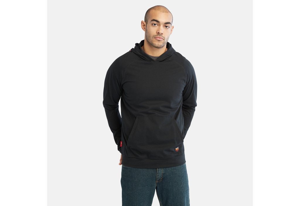 Men's Timberland Pro ® Black Cotton Core Flame-Resistant Hoodie A1V8Z-001
