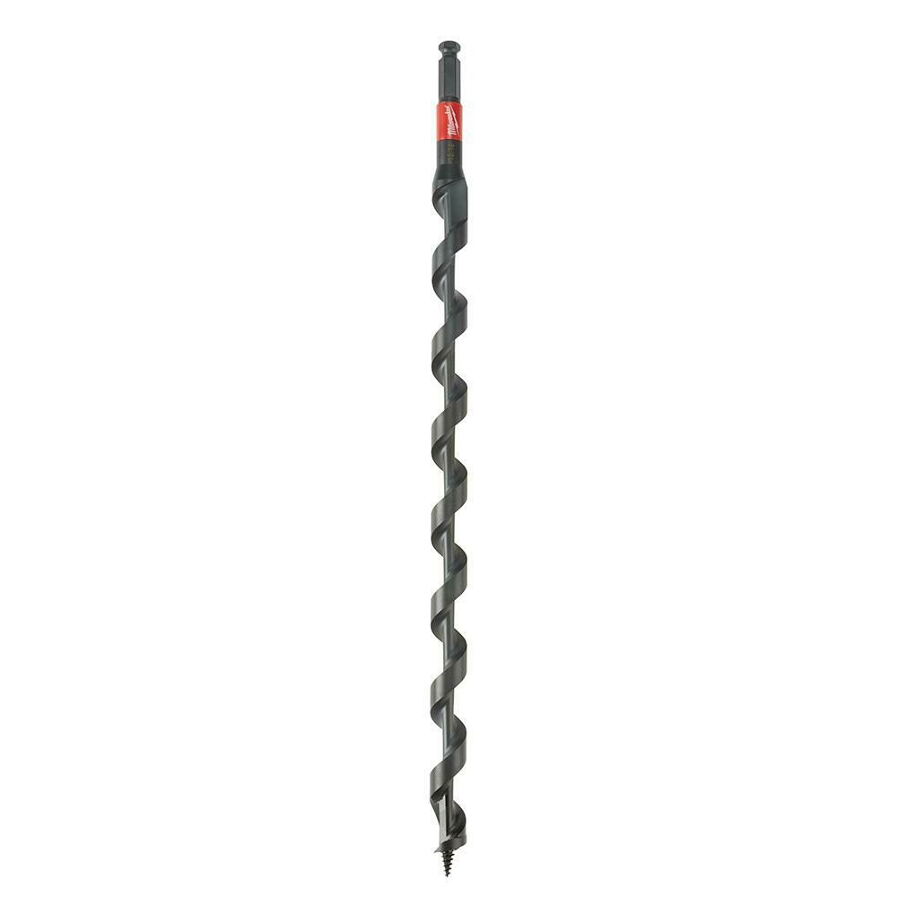 Milwaukee 24" Lineman Impact Pole Auger Bits 48-13-6805, 48-13-6807, & 48-13-6809