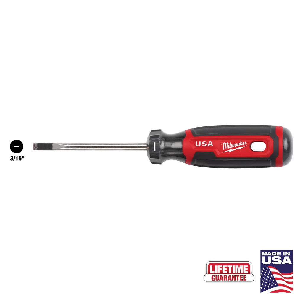 Milwaukee Cushion Grip Cabinet Screwdrivers (Usa) Mt211, Mt212, Mt213, & Mt214
