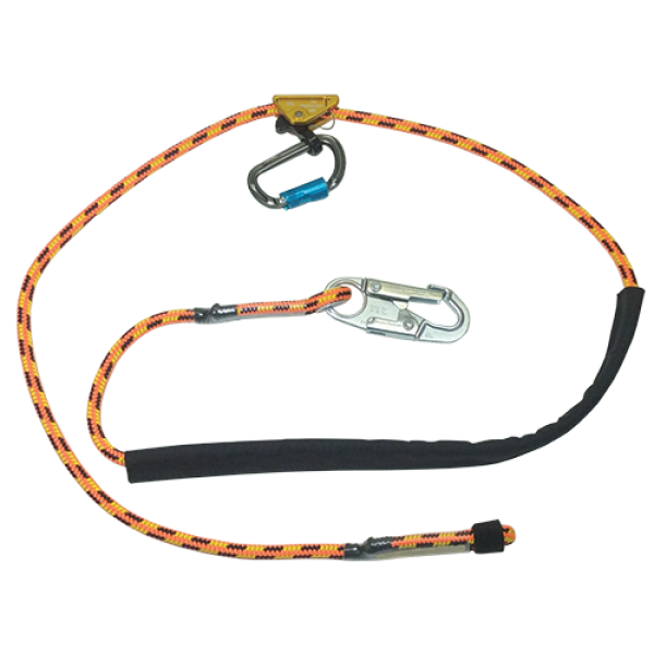 Bashlin-4019 Series Adjustable Rope Positioning Lanyard With 90° Twist