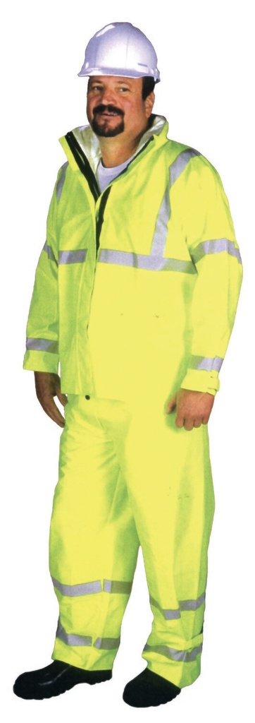 211BT Neese Flame Resistant High Visibility Rainwear Bibs