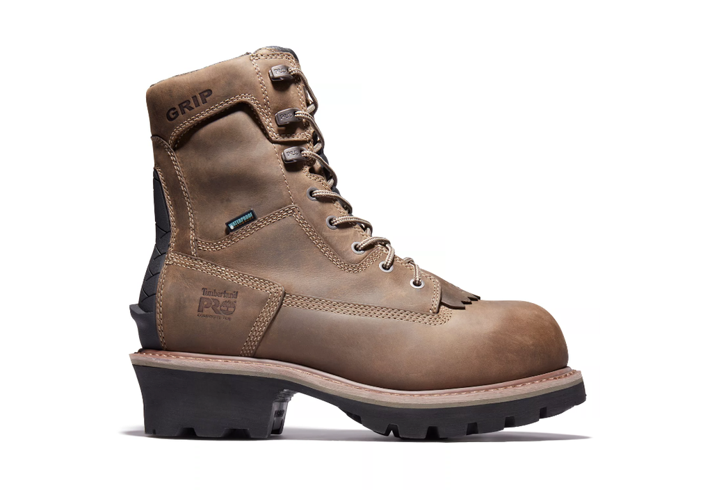Boots-A28QQ Timberland Pro® Men's Evergreen Logger Composite Toe Waterproof Work Boot