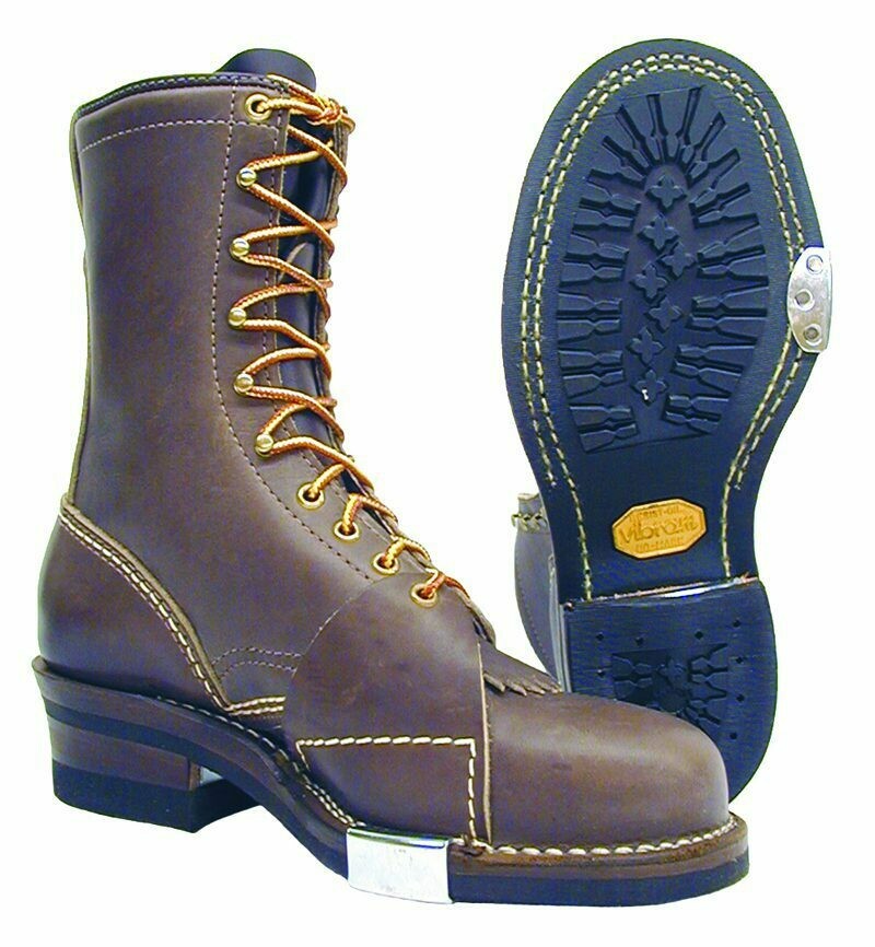 Boots-Brst8710 Brown 10" Steel Toe Highliner