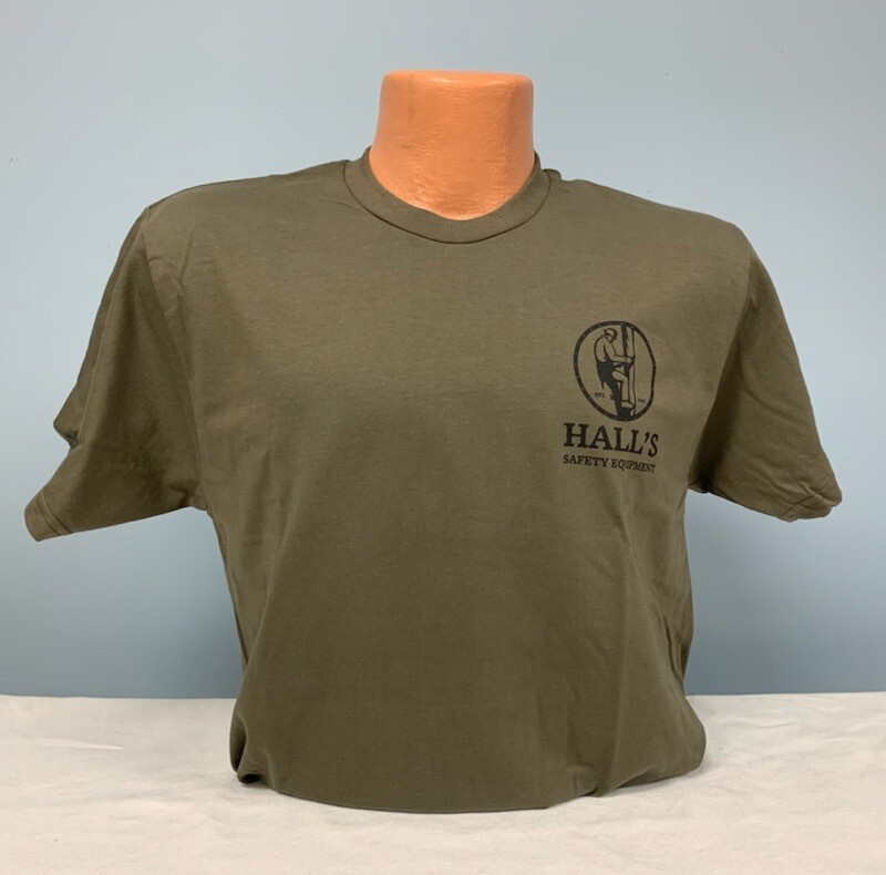 New Hall's Made In The Usa T-Shirt (Od Green)