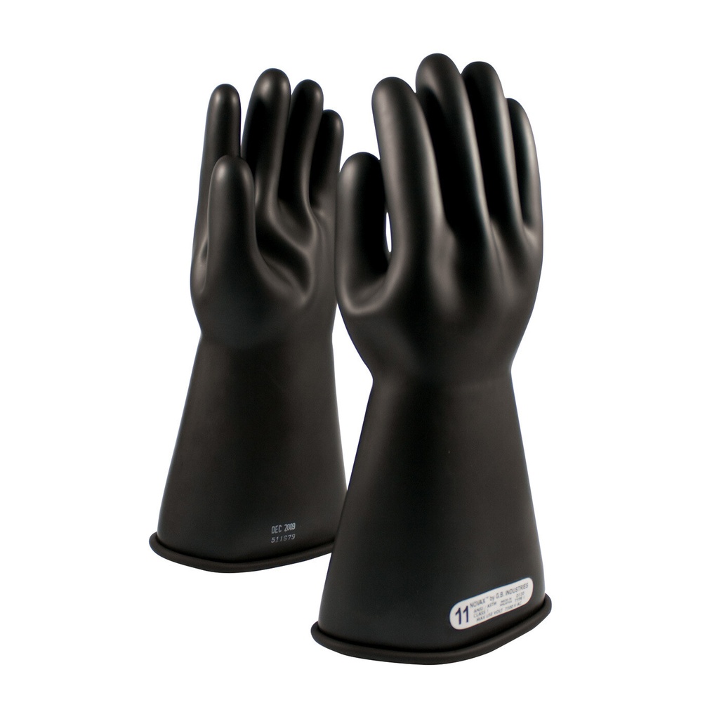 Novax® Black Class 1, 14″ Rubber Insulating Gloves 150-1-14