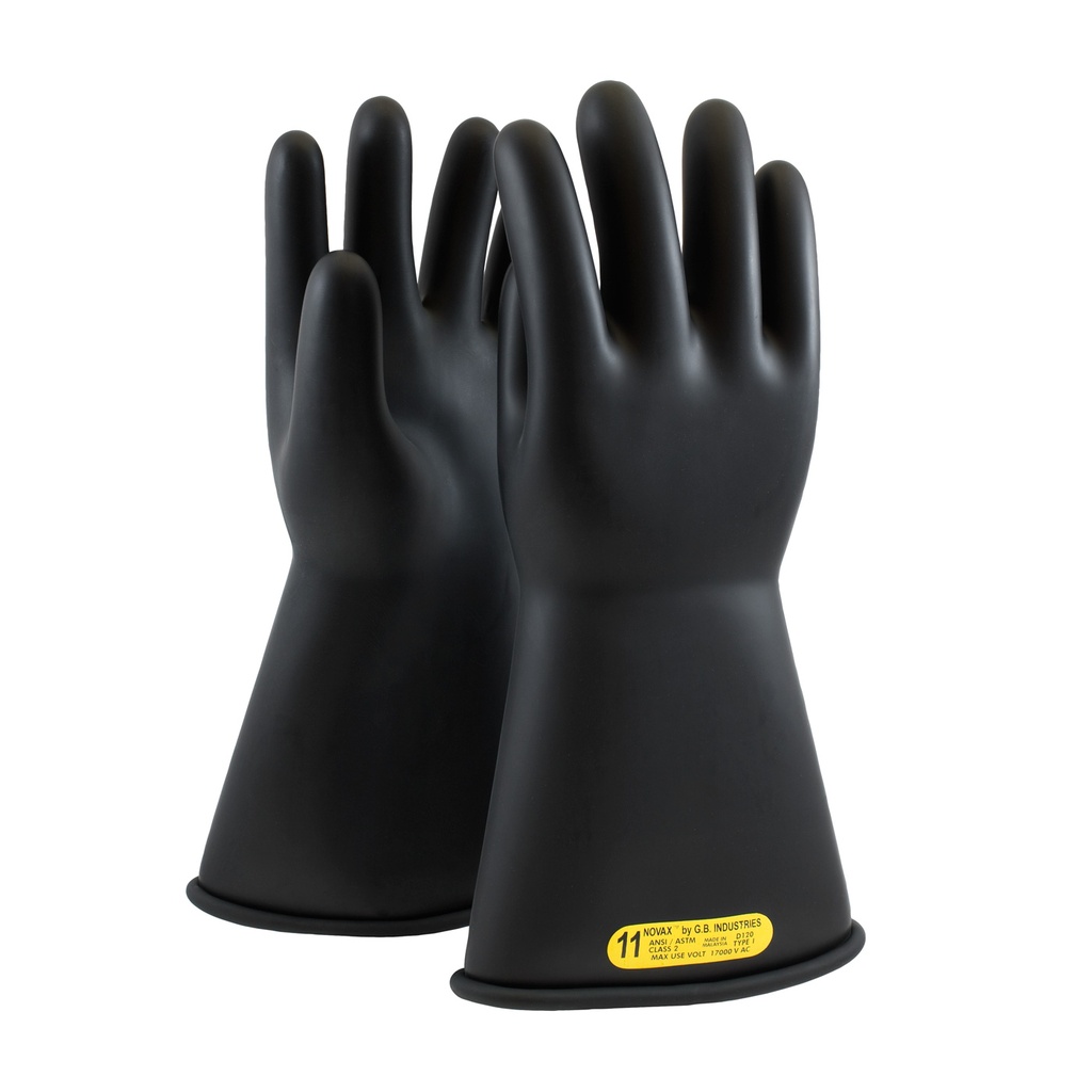 Novax®Black Class 2, 14" Rubber Insulating Gloves 150-2-14