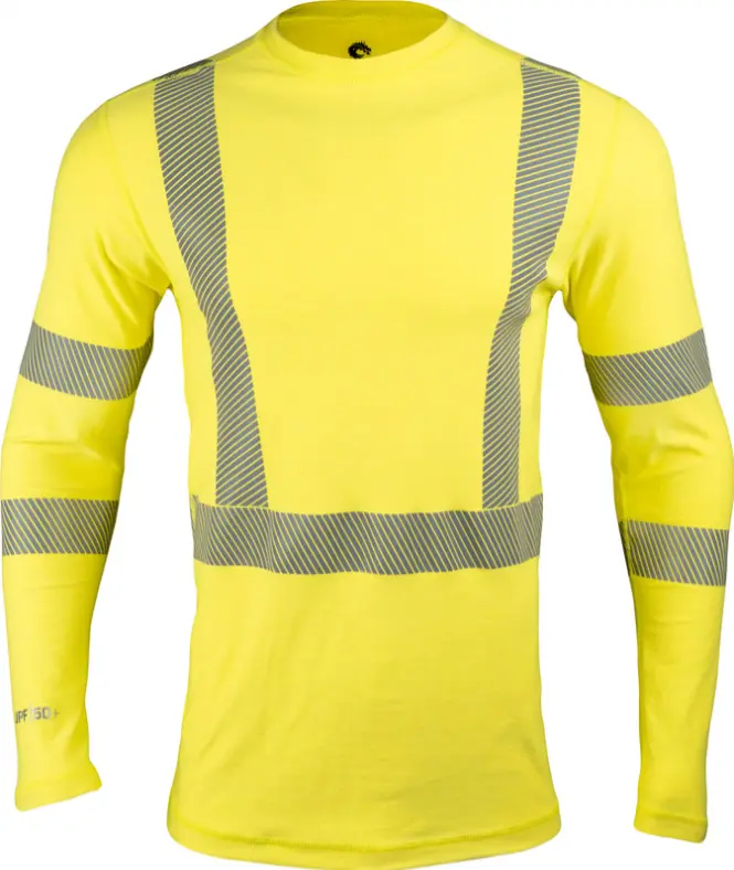 Pro Dry­® Tech Fr Long Sleeve Hi-Vis Yellow Shirt 146344-749