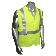 Radians-Flame Resistant Sv92-2Vgsfr Class 2 Hi-Viz Green Safety Vest