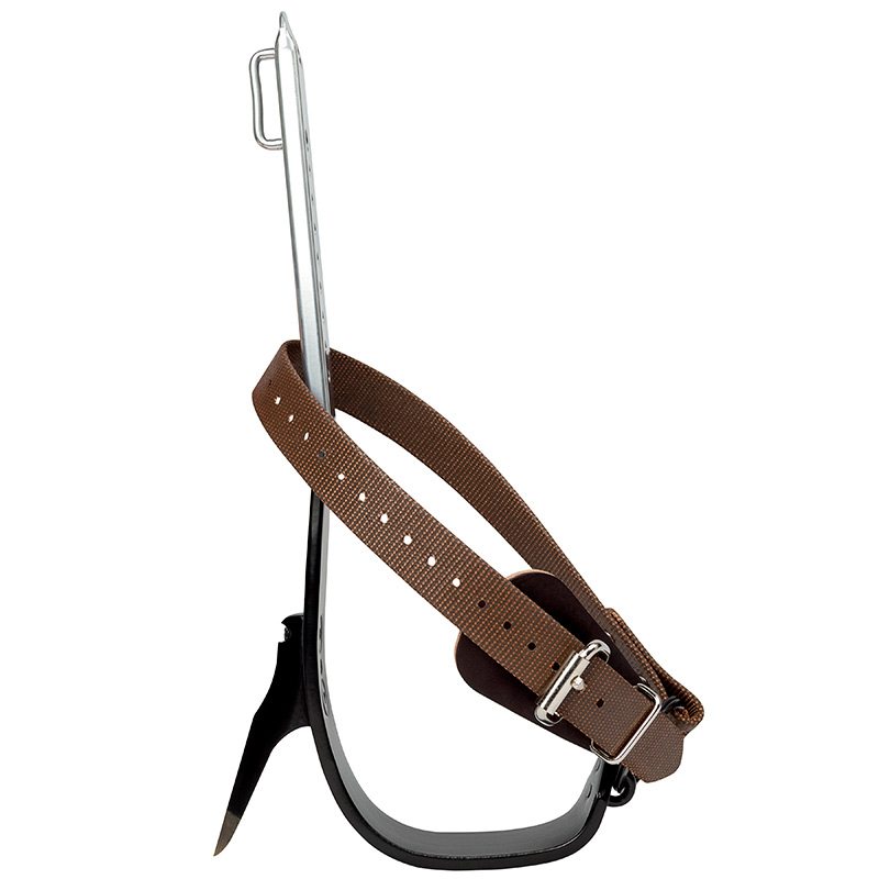 Steel Tree Climber With Straight Stirrup And Foot Straps – Sb93089 Replaceable Gaffs Tb9306, & Nb9306