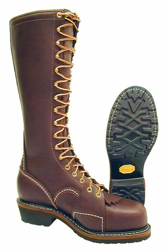 Boots-West Coast EHBR5716-1270 16 Brown Voltfoe® Eh Composite Toe Lineman Boot