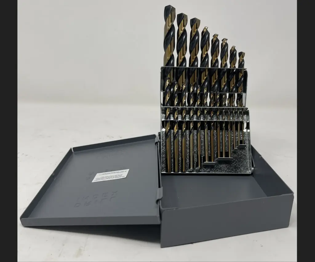 Reaper HSS Drill Bit Set 21pc - 1/16" thru 1/4" x 64ths & 9/32" thru 1/2" x 32nds