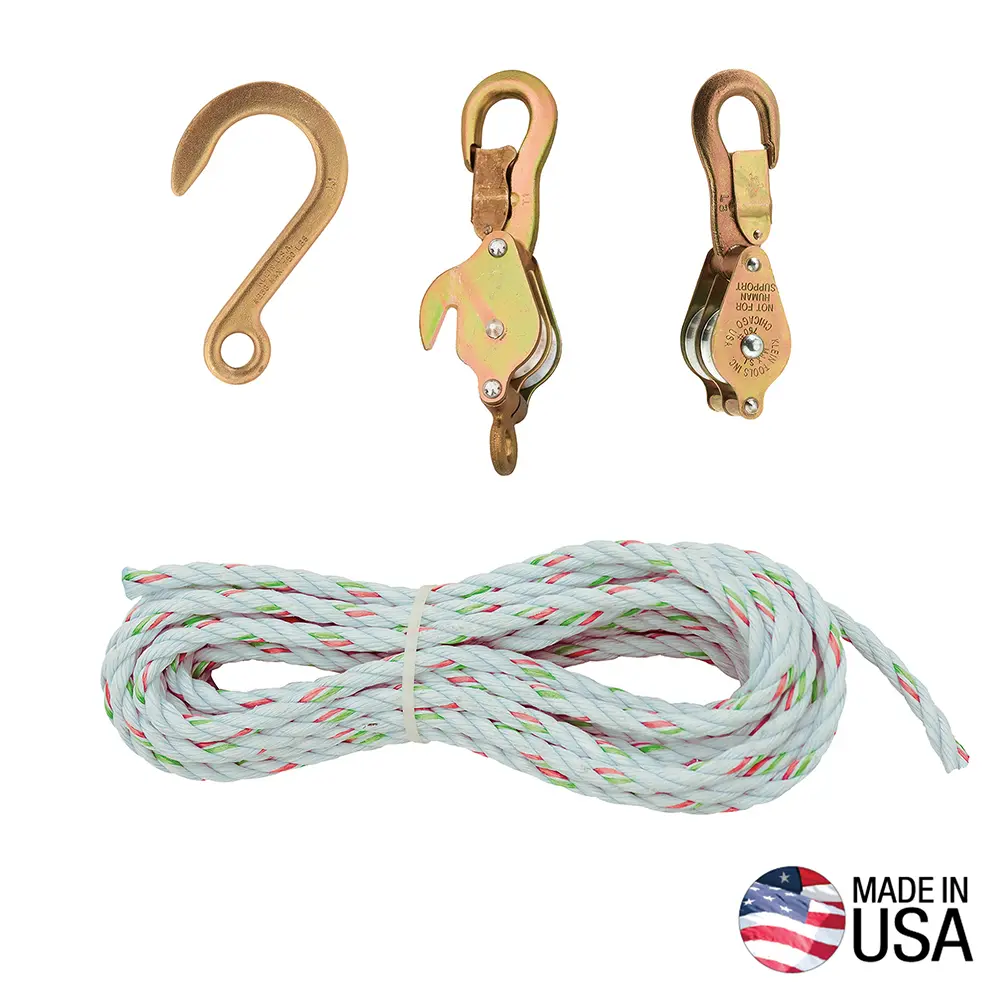 Klein Tools-Block and Tackle with Anchor Hook Cat. No. 258