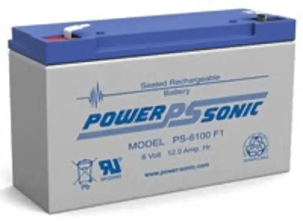 Power Sonic PS-6100F1 Battery 6 Volt for Light Box