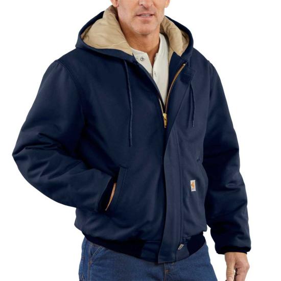 Flame Resistant Quilt Lined Duck Active Jacket By Carhartt 101621